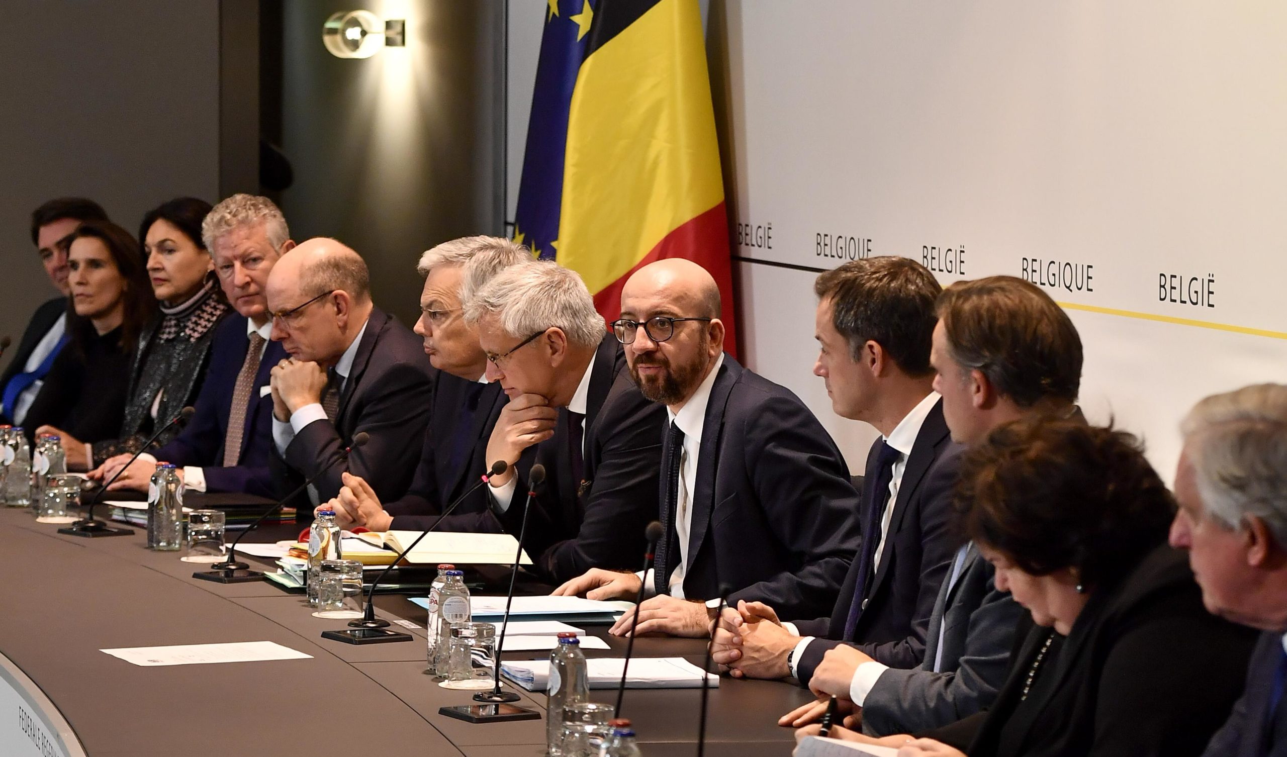 Un gouvernement  minoritaire en Belgique