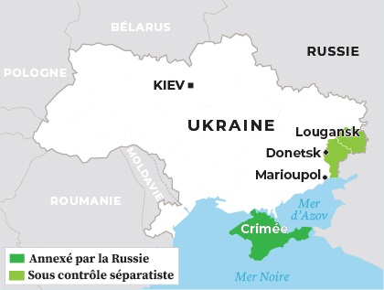 La Russie ampute le territoire de l’Ukraine, un acte de force qui choque