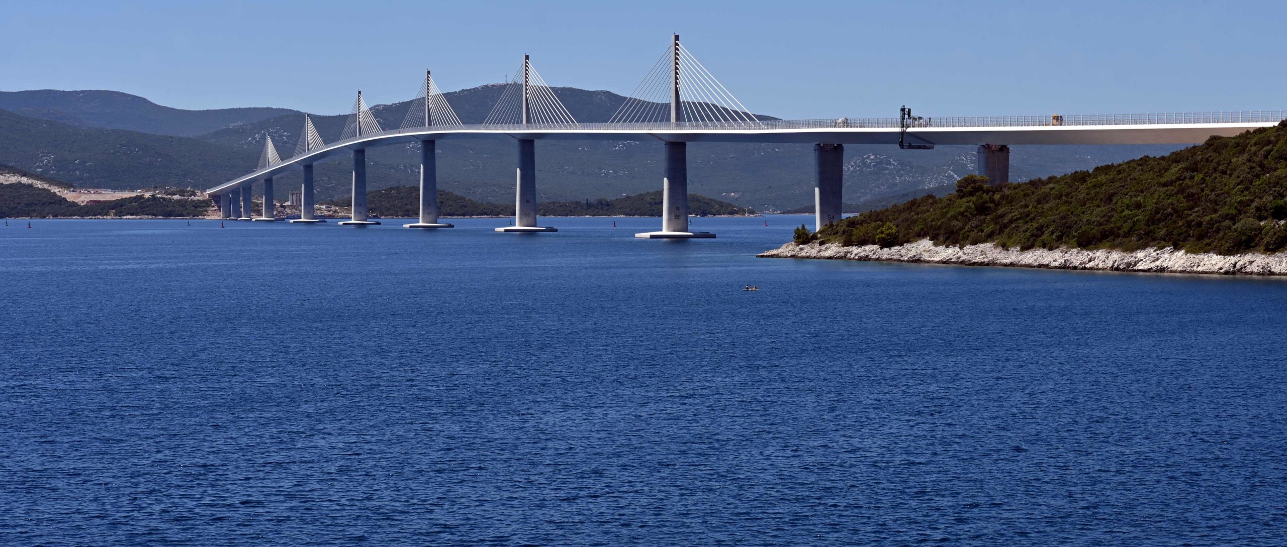 La Croatie n'est plus coupée en deux grâce à un pont de 2,4 km