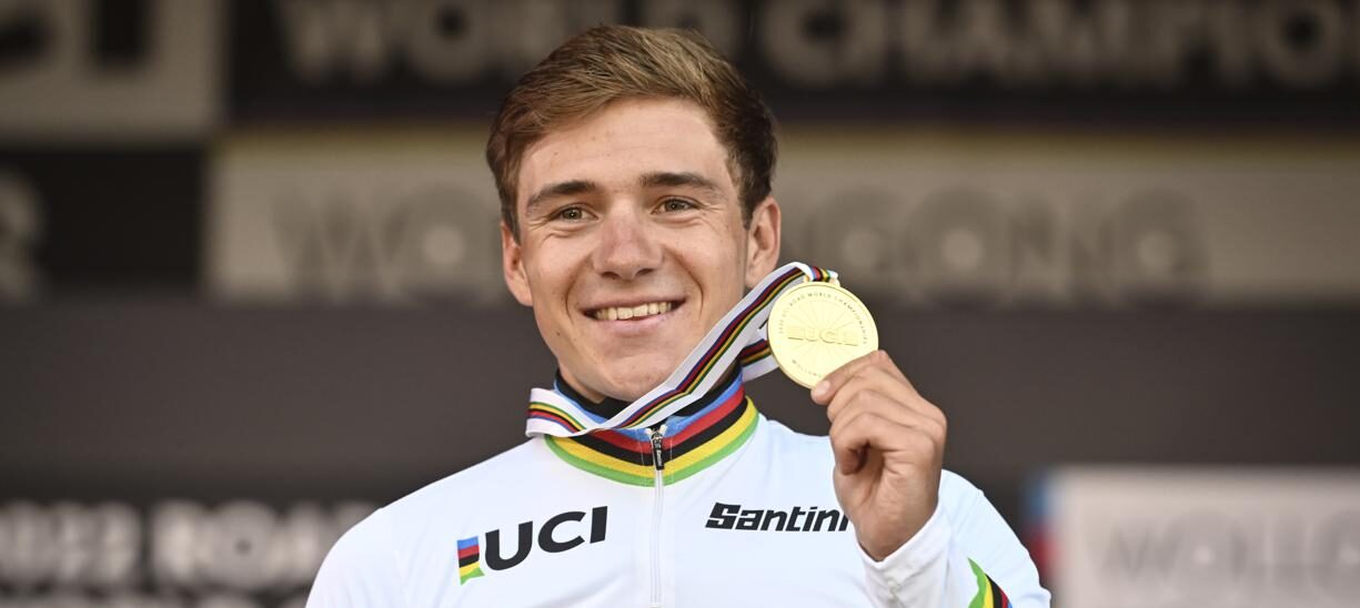 Le Belge Remco Evenepoel est champion du monde de cyclisme à 22 ans