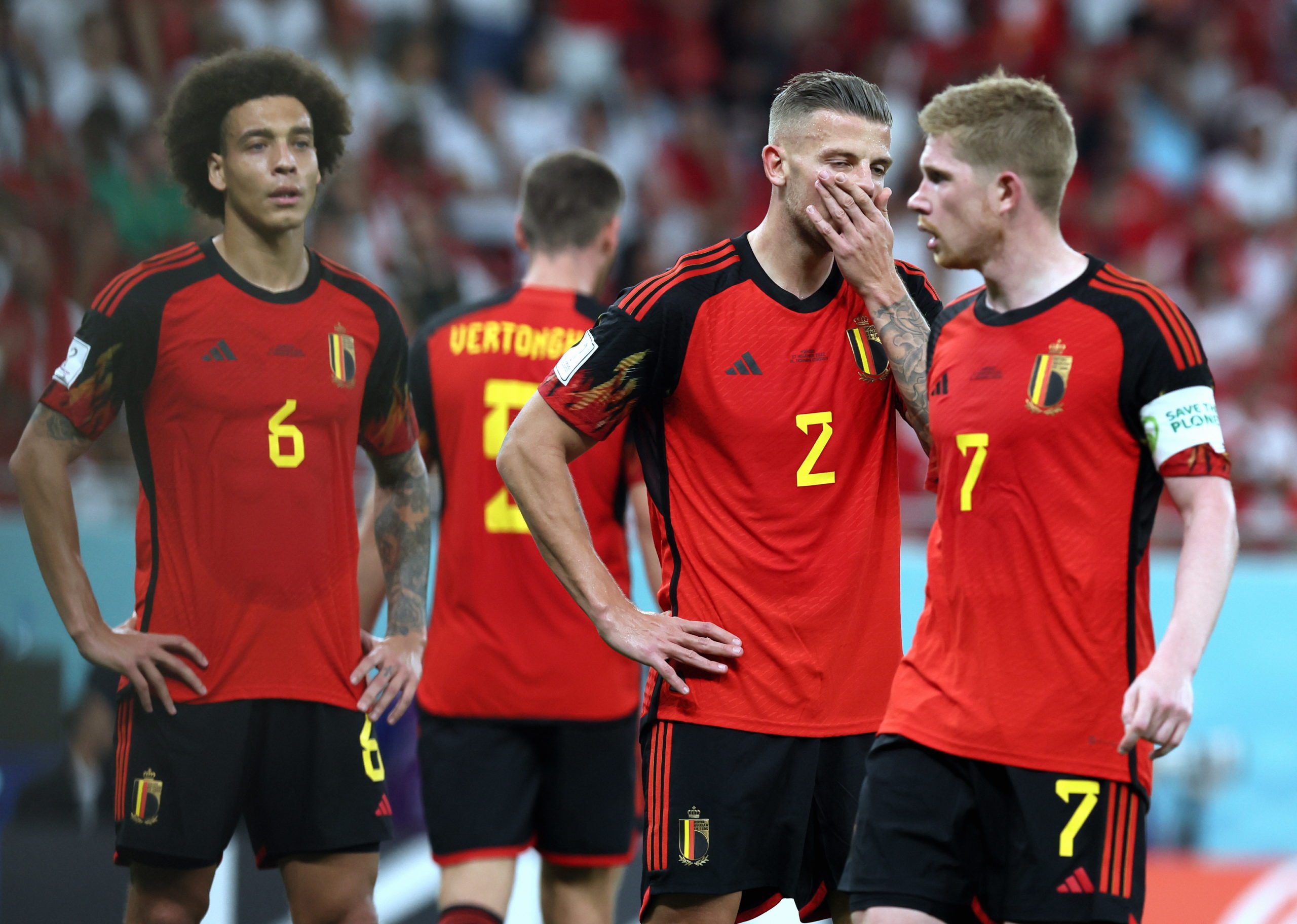 Les Diables ont perdu leur deuxième match de la coupe du monde face au Maroc
