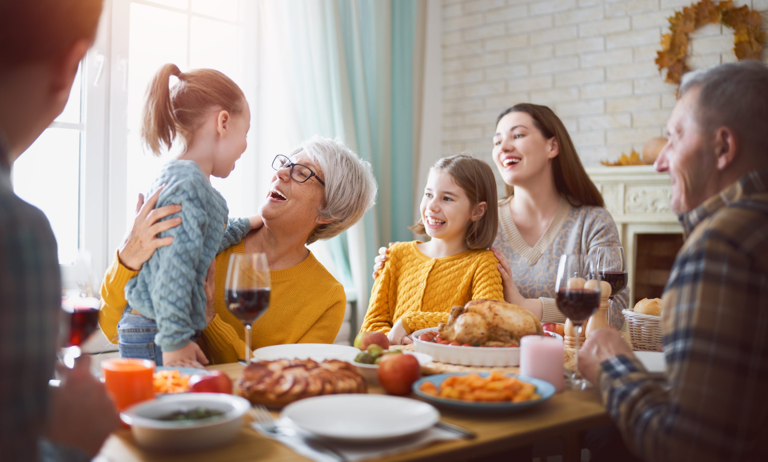 Thanksgiving se fête en famille ou autre amis aux Etats-Unis.