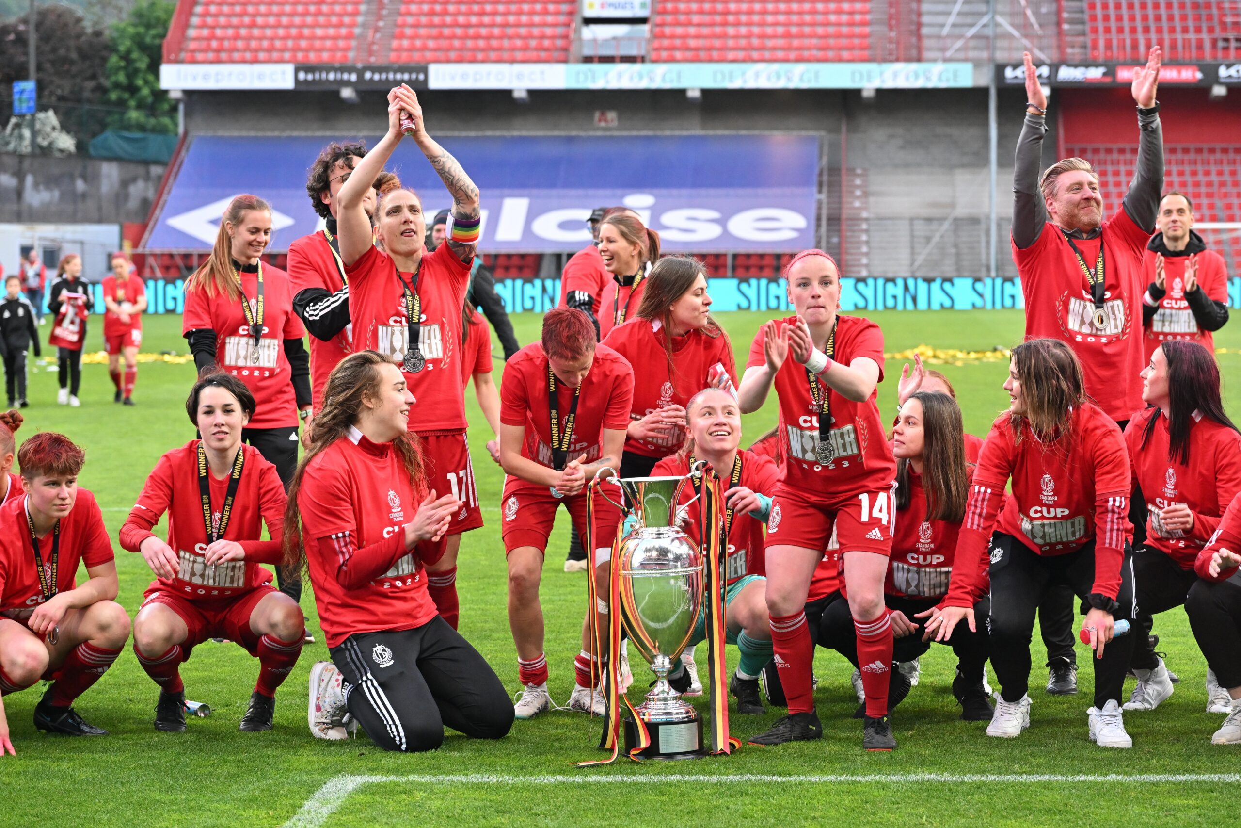 Le Standard Femina s’impose 3-0 face à Genk Ladies et remporte sa 9e coupe de Belgique