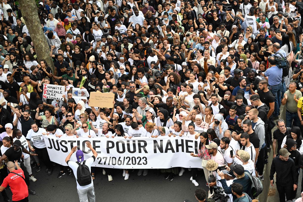 Plusieurs milliers de personnes ont participé à la marche blanche en l'honneur de Nahel ce jeudi 29 juin 2023.
