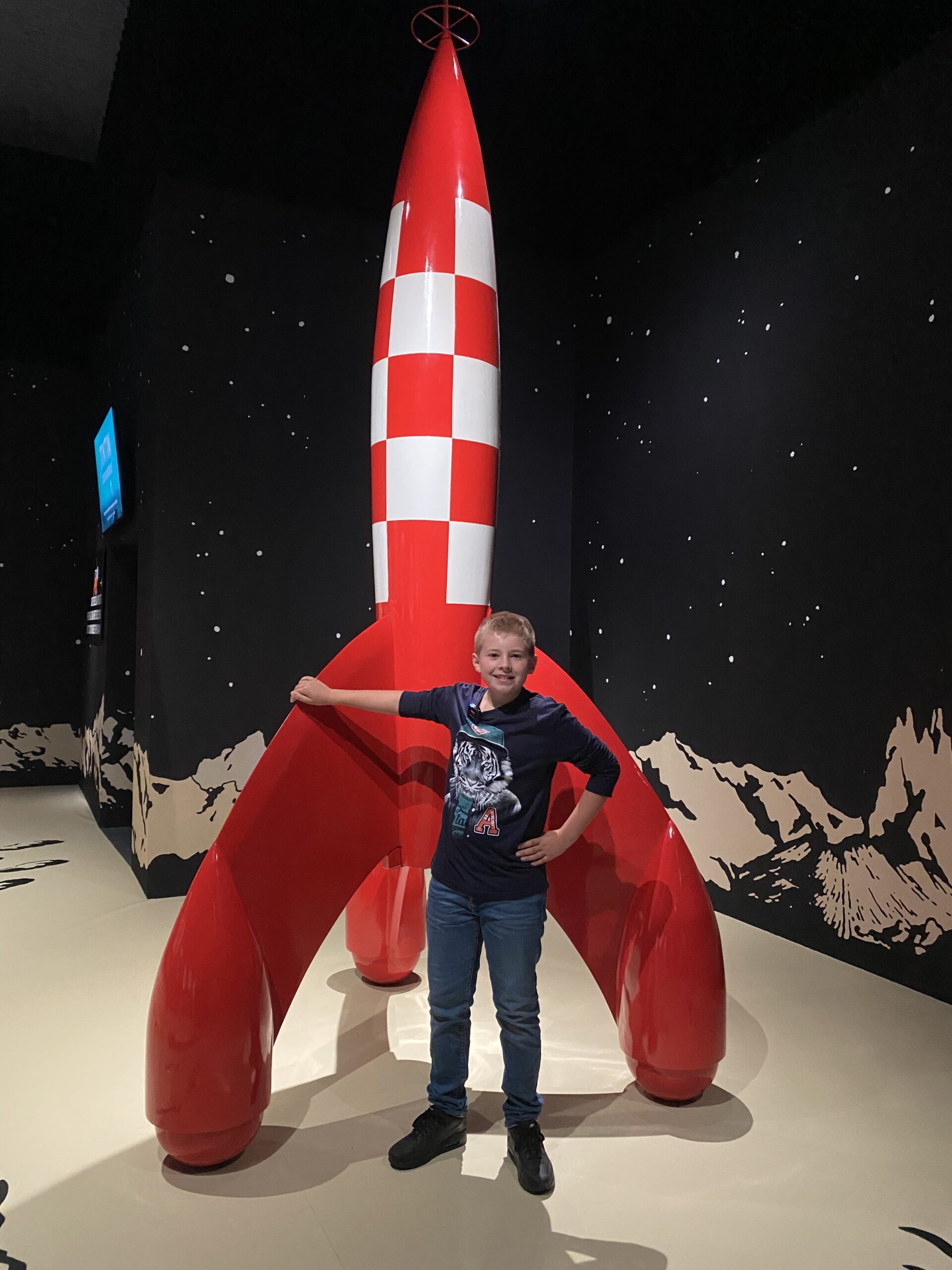 Maël, 11 ans, a visité Tintin Immersive